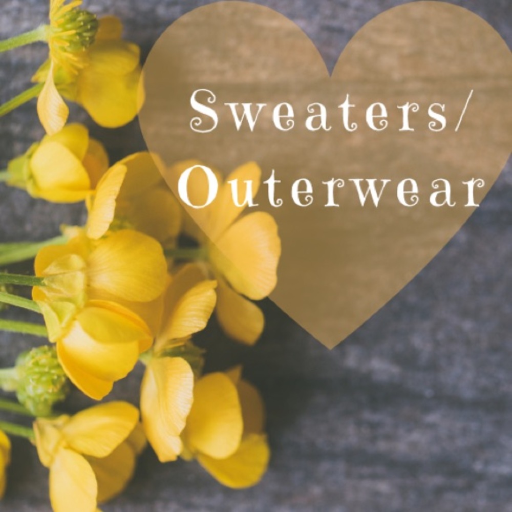 🧡💛🧥 Sweaters, jackets, outerwear!